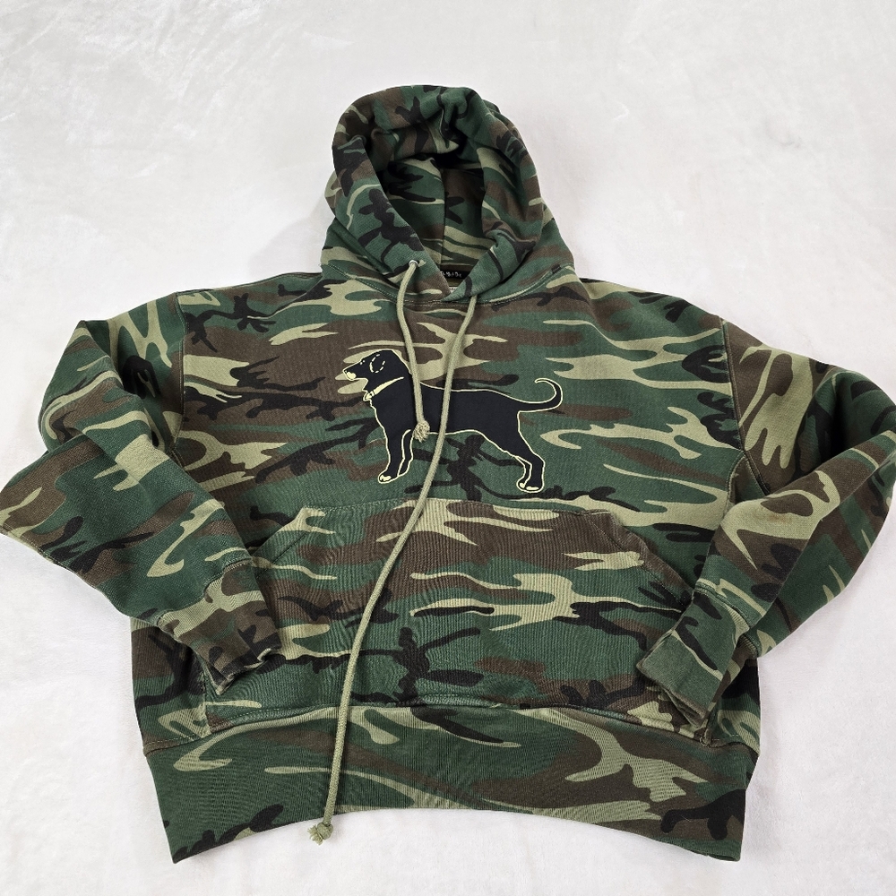 The Black Dog Camouflage Hoodie Size XS